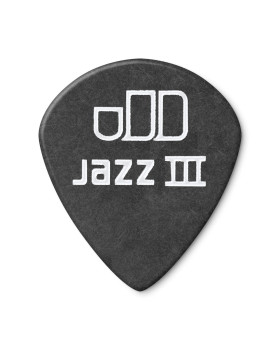 Набір медіаторів DUNLOP TORTEX PITCH BLACK JAZZ III PICK 1.14MM-foto2