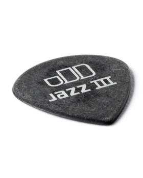 Набір медіаторів DUNLOP TORTEX PITCH BLACK JAZZ III PICK 1.14MM-foto4