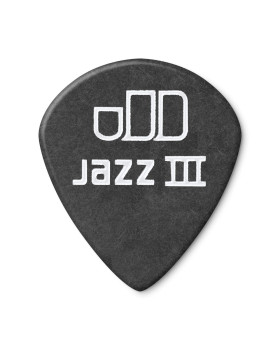 Набір медіаторів DUNLOP TORTEX PITCH BLACK JAZZ III PICK 1.35MM-foto2