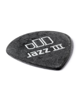 Набір медіаторів DUNLOP TORTEX PITCH BLACK JAZZ III PICK 1.35MM-foto4