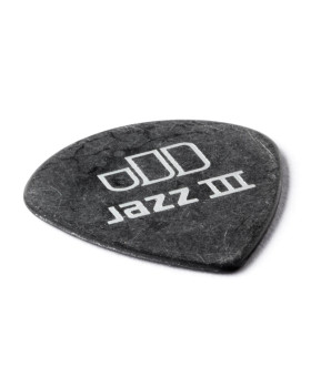 Набір медіаторів DUNLOP TORTEX PITCH BLACK JAZZ III PICK 1.35MM-foto4