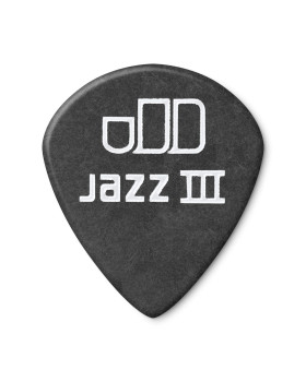Набір медіаторів DUNLOP TORTEX PITCH BLACK JAZZ III PICK 1.50MM-foto2