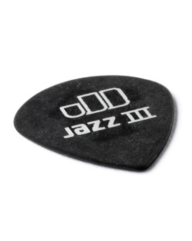 Набір медіаторів DUNLOP TORTEX PITCH BLACK JAZZ III PICK 1.50MM-foto4