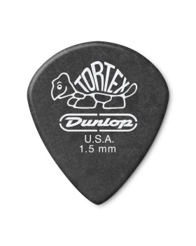 Набір медіаторів DUNLOP TORTEX PITCH BLACK JAZZ III PICK 1.50MM