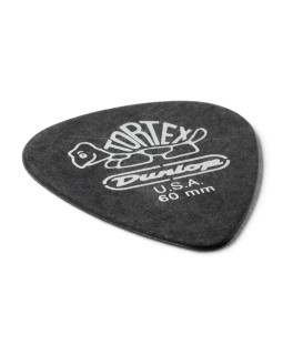 Набір медіаторів DUNLOP TORTEX PITCH BLACK STANDARD PICK .60MM-foto2