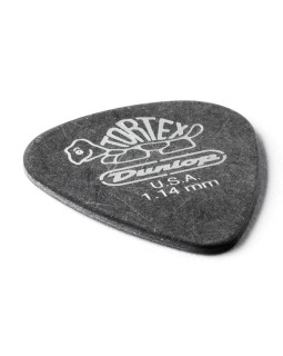 Набір медіаторів DUNLOP TORTEX PITCH BLACK STANDARD PICK 1.14MM-foto2