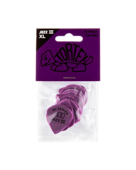 Набір медіаторів DUNLOP TORTEX JAZZ III PICK 1.14MM-foto3