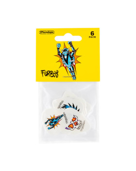 Набір медіаторів DUNLOP Blackline Alan Forbes Pick 1.00 мм 6 шт.-foto2
