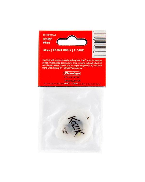DUNLOP Frank Kozik Pack, Набір медіаторів, 6 шт.
