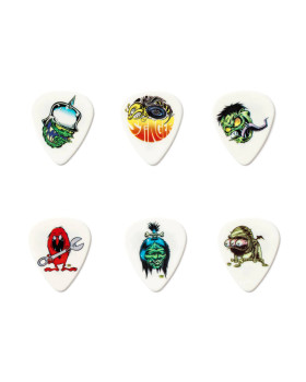 Медіатор DUNLOP DIRTY DONNY 1 BLACKLINE ART PICKS TIN .60MM-foto2