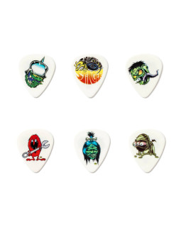 Медіатор DUNLOP DIRTY DONNY 1 BLACKLINE ART PICKS TIN .73MM-foto2