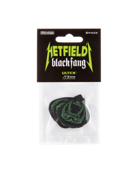Набір медіаторів DUNLOP HETFIELD'S BLACK FANG PICK .73MM (6 шт)-foto2
