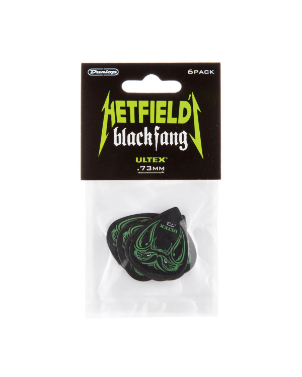 Набір медіаторів DUNLOP HETFIELD'S BLACK FANG PICK .73MM (6 шт)