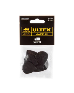 Набір медіаторів DUNLOP ULTEX JAZZ III PICK 2.0MM-foto3