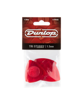 Набір медіаторів DUNLOP TRI STUBBY PICK 1.50MM-foto3
