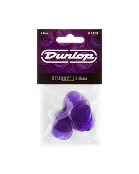 Набір медіаторів DUNLOP STUBBY JAZZ PICK 2.00MM-foto3