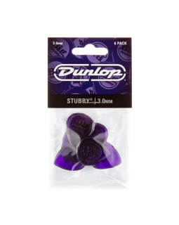 Набір медіаторів DUNLOP STUBBY JAZZ PICK 3.00MM-foto3