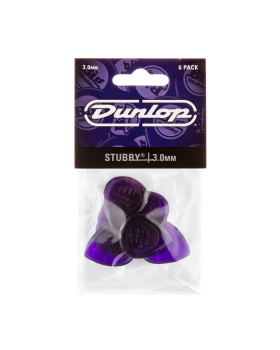 Набір медіаторів DUNLOP STUBBY JAZZ PICK 3.00MM-foto3