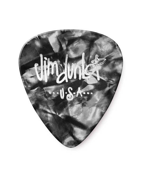 Набір медіаторів DUNLOP CELLULOID BLACK PEARLOID PICK MEDIUM