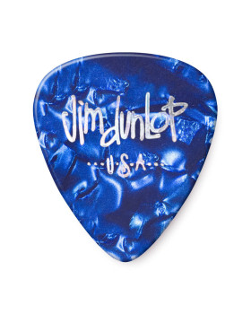 Набір медіаторів DUNLOP CELLULOID BLUE PEARLOID PICK MEDIUM