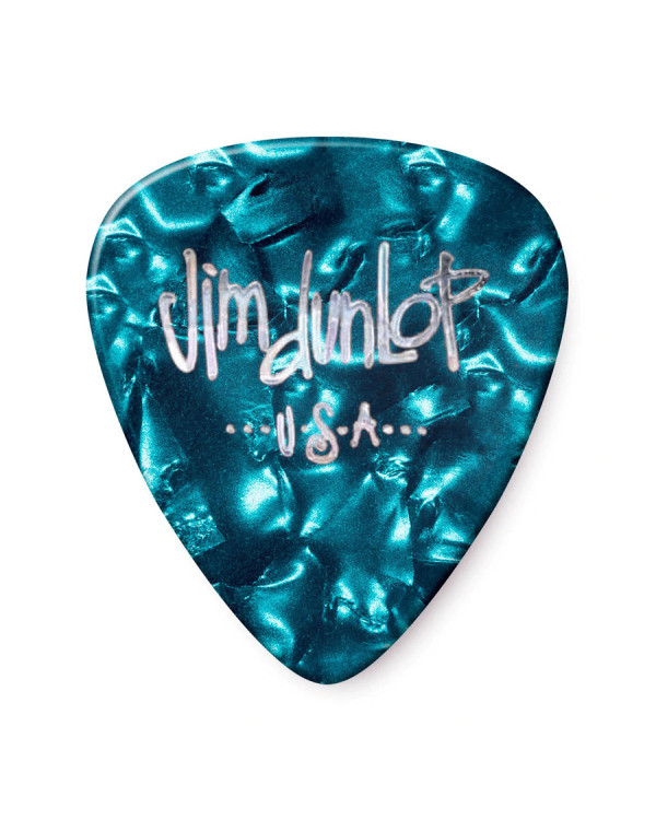 Набір медіаторів DUNLOP CELLULOID TURQUOISE PEARLOID PICK HEAVY