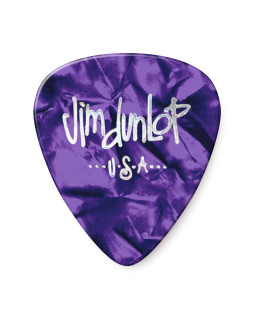 Набір медіаторів DUNLOP CELLULOID PURPLE PEARLOID PICK MEDIUM