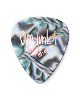 Медіатор DUNLOP Genuine Celluloid Abalone Pearloid
