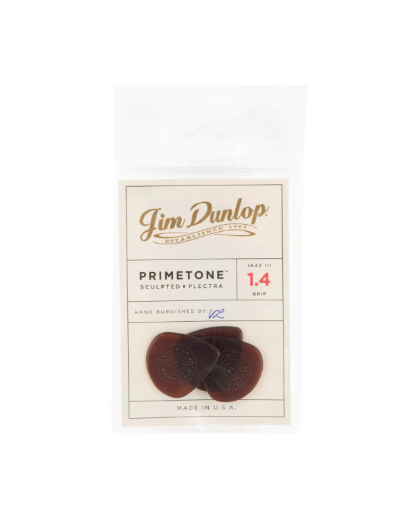 Набір медіаторів DUNLOP PRIMETONE JAZZ III GRIP PICK 1.4MM