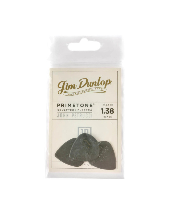 Набір медіаторів DUNLOP JOHN PETRUCCI PRIMETONE PICK BLACK