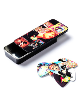 Набір медіаторів DUNLOP JIMI HENDRIX MONTAGE PICK TIN (HEAVY)