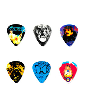 Набір медіаторів DUNLOP SANTANA MEDIUM GAUGE PICK TIN-foto2