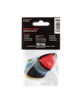 Набір медіаторів DUNLOP GUITAR PICK MD/HV VARIETY PACK (12 шт)-foto2