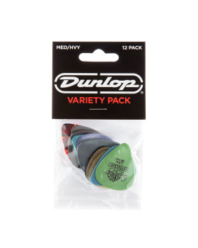 Набір медіаторів DUNLOP GUITAR PICK MD/HV VARIETY PACK (12 шт)