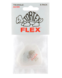 Набір медіаторів DUNLOP TORTEX FLEX TRIANGLE PICK .50MM-foto2