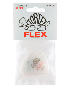 Набір медіаторів DUNLOP TORTEX FLEX TRIANGLE PICK .50MM-foto2