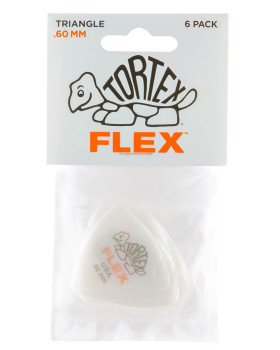 Набір медіаторів DUNLOP TORTEX FLEX TRIANGLE PICK .60MM-foto2