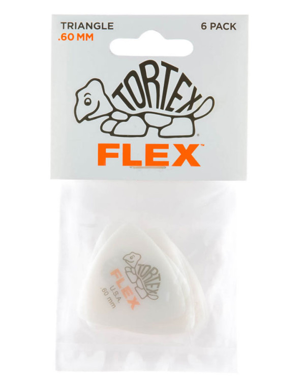 Набір медіаторів DUNLOP TORTEX FLEX TRIANGLE PICK .60MM