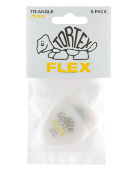 Набір медіаторів DUNLOP TORTEX FLEX TRIANGLE PICK .73MM-foto2