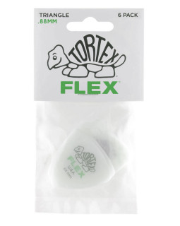 Набір медіаторів DUNLOP TORTEX FLEX TRIANGLE PICK .88MM-foto2
