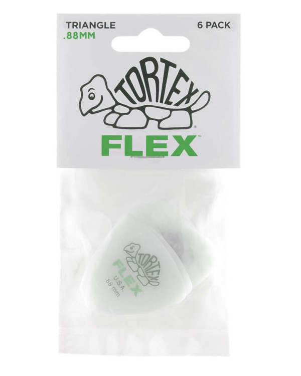 Набір медіаторів DUNLOP TORTEX FLEX TRIANGLE PICK .88MM