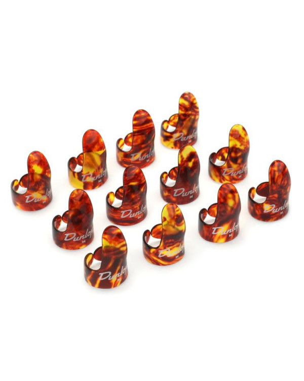 Медіатори-кігті набір DUNLOP SHELL MEDIUM FINGER PICKS (12шт)