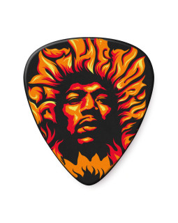 Набір медіаторів DUNLOP JIMI HENDRIX '69 PSYCH SERIES VOODOO FIRE GUITAR PICK (HEAVY)