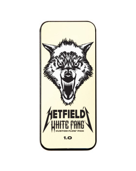Набір медіаторів DUNLOP HETFIELD'S WHITE FANG CUSTOM FLOW PICK TIN 1.0MM-foto3