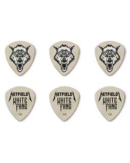 Набір медіаторів DUNLOP HETFIELD'S WHITE FANG CUSTOM FLOW PICK TIN 1.0MM-foto2