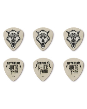 Набір медіаторів DUNLOP HETFIELD'S WHITE FANG CUSTOM FLOW PICK TIN 1.0MM-foto2