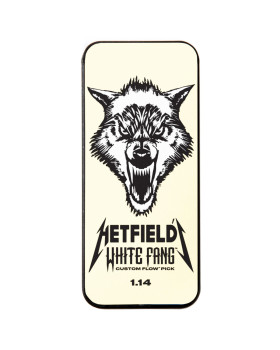 Набір медіаторів DUNLOP HETFIELD'S WHITE FANG CUSTOM FLOW PICK TIN 1.14MM-foto3