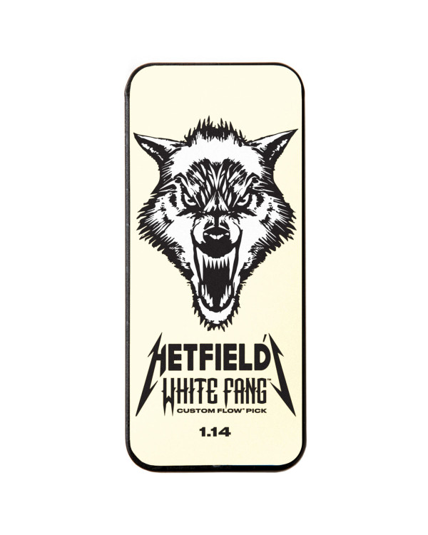 Набір медіаторів DUNLOP HETFIELD'S WHITE FANG CUSTOM FLOW PICK TIN 1.14MM