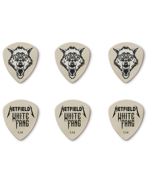 Набір медіаторів DUNLOP HETFIELD'S WHITE FANG CUSTOM FLOW PICK TIN 1.14MM