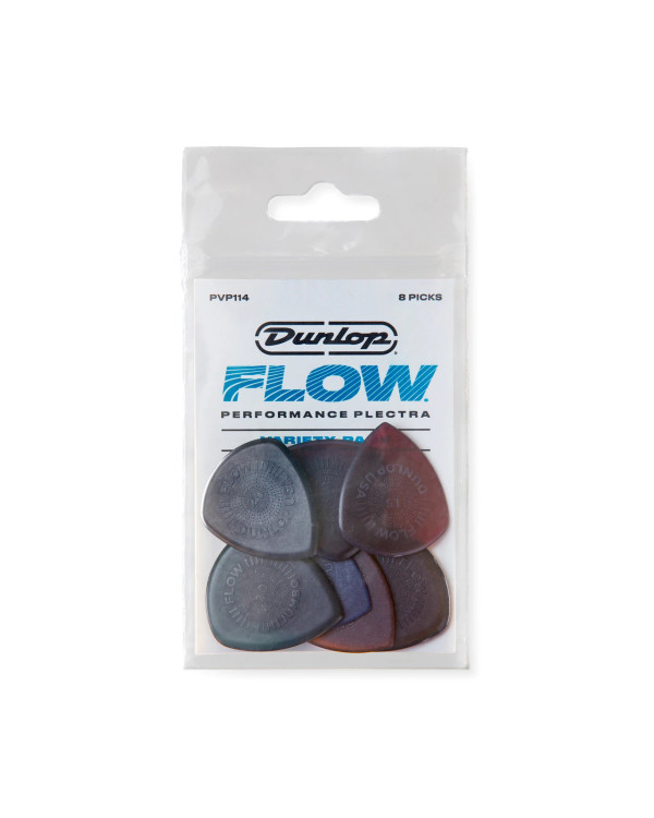 Набір медіаторів DUNLOP FLOW PICK VARIETY PACK (8 шт)