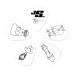 Набір медіаторів PLANET WAVES JOE SATRIANI SIGNATURE GUITAR PICKS, WHITE (Light Gauge)